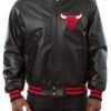 chicago bulls leather jacket