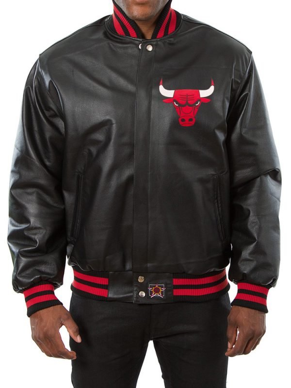 chicago bulls leather jacket