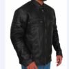 chuck clayton black leather jacket