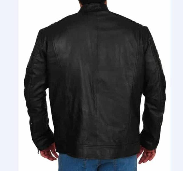 chuck clayton black leather jacket