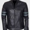 black cafe racer jacket