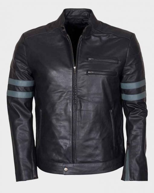 black cafe racer jacket