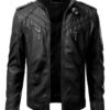 motorcycle leather jacket for mens