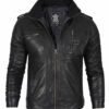 leather racer jacket