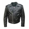 WWE Cody Rhodes US Flag Black Leather Jacket