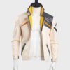 white leather jacket mens