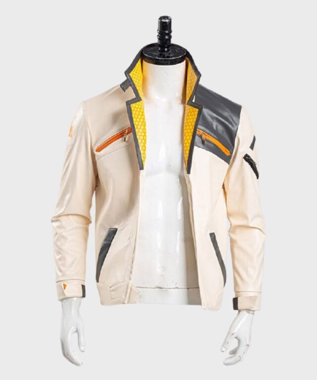 white leather jacket mens