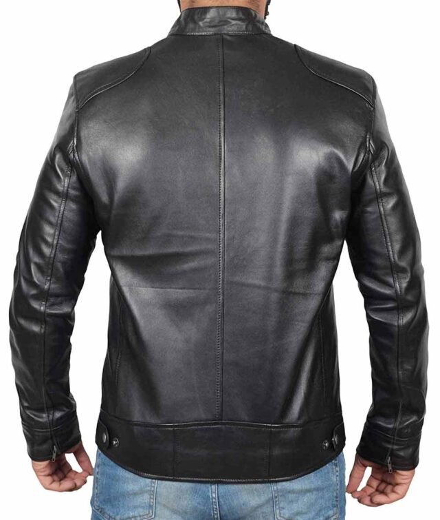 real lambskin leather jacket