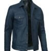 leather trucker jacket for men