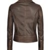padded leather jacket