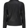 black quilted leather jacket