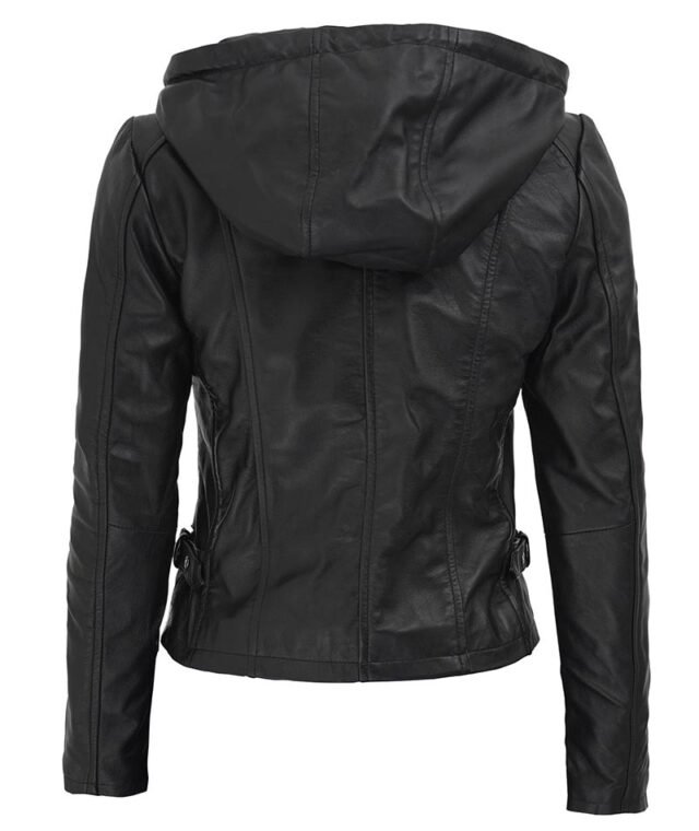 black quilted leather jacket