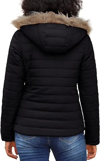 short puffer jacket women