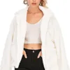 shaggy jacket for womens