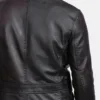 mens brown leather blazer