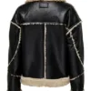 sherpa leather jacket