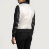 silver bomber jacket