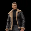 leather bomber jacket for men