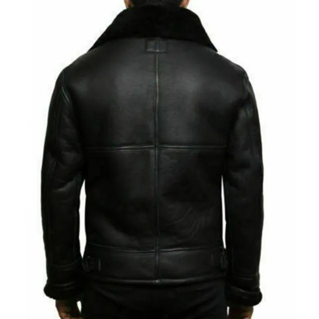 sheepskin leather jacket