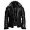 sheepskin leather jacket