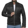 cafe racer leather jacket