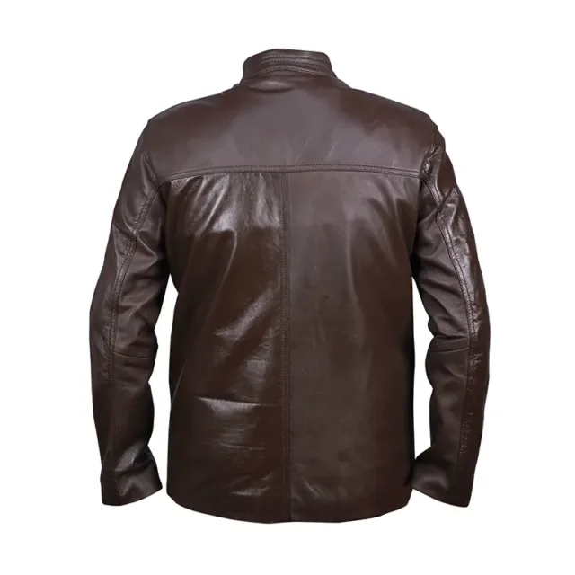 mens casual leather jacket