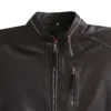 dark brown leather jacket mens