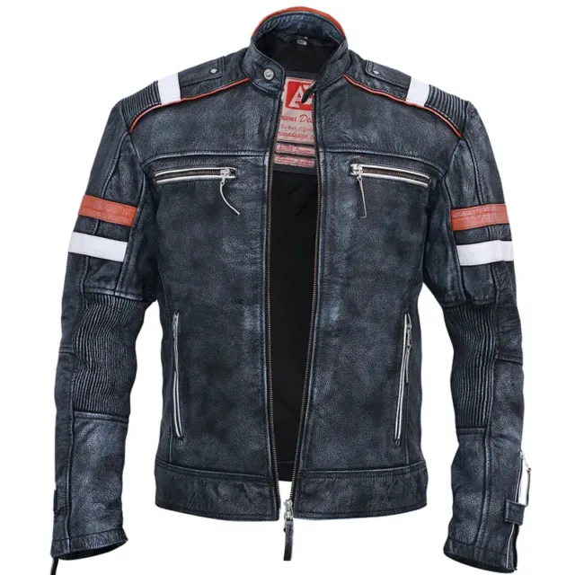 cafe racer leather jacket