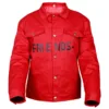 vlone friends jacket red