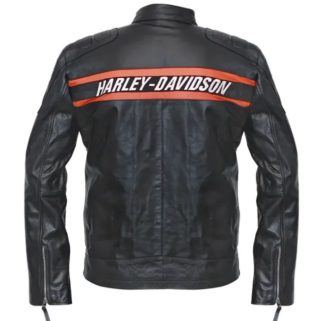 harley davidson black leather jacket