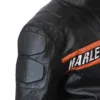 harley davidson black leather jacket