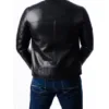 Men Quilted Motorcycle Leather Jacket