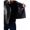 Men Quilted Motorcycle Leather Jacket