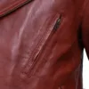 motorcycle brown leather jacket