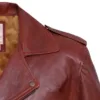 motorcycle brown leather jacket